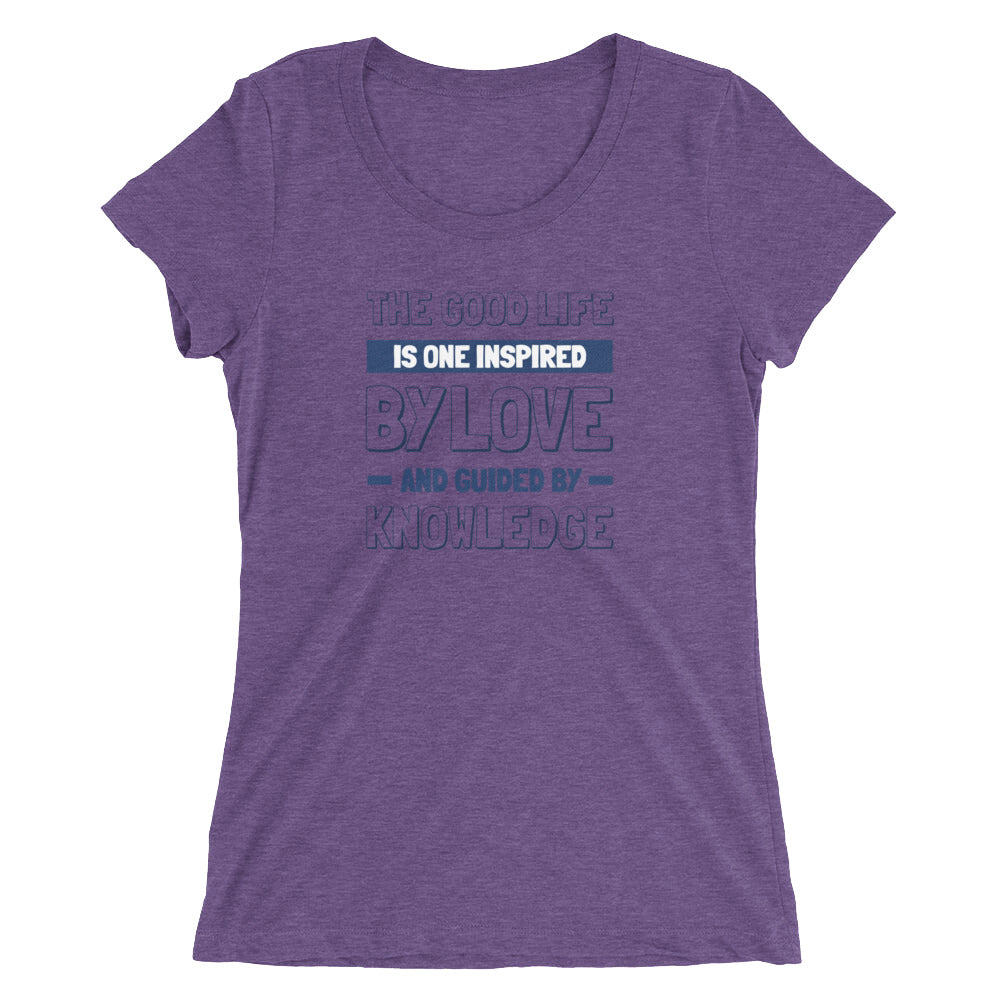 Ladies' Triblend Tee's - Good Life