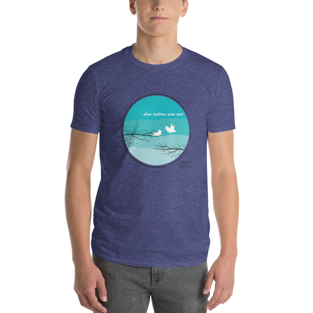 Men's Short Sleeve T-Shirt - Love Lightness the Soul