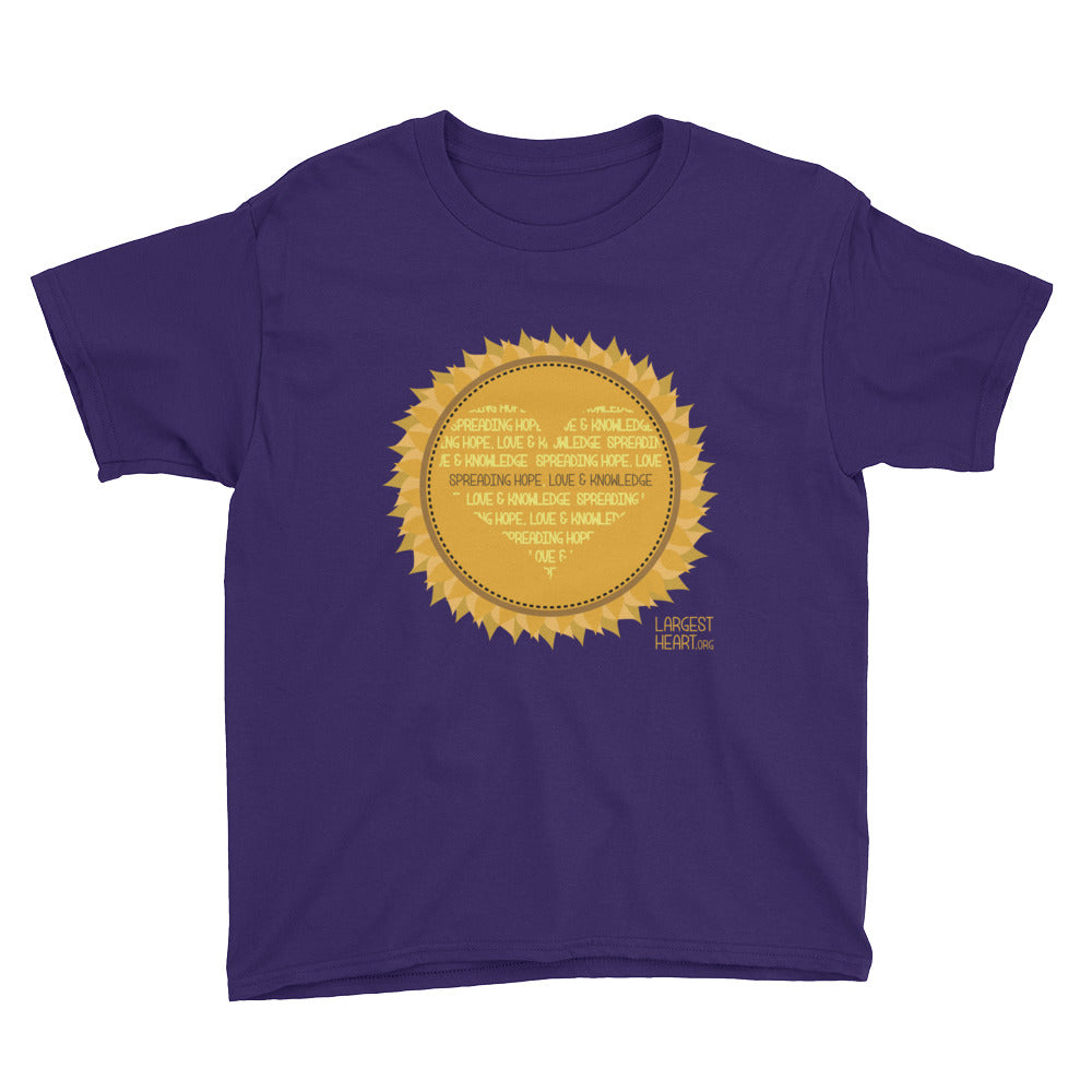 Youth Short Sleeve T-Shirt - Sunflower