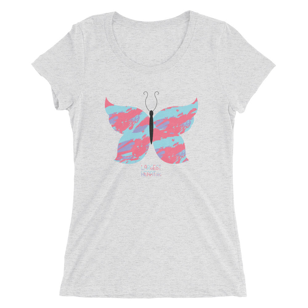 Ladies' short sleeve t-shirt - Butterfly