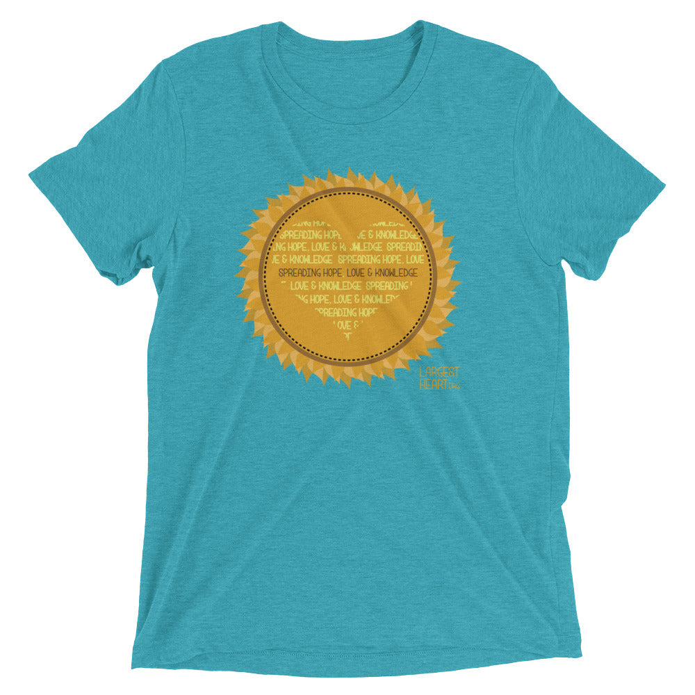 Triblend Short Sleeve T-shirt - Sunflower