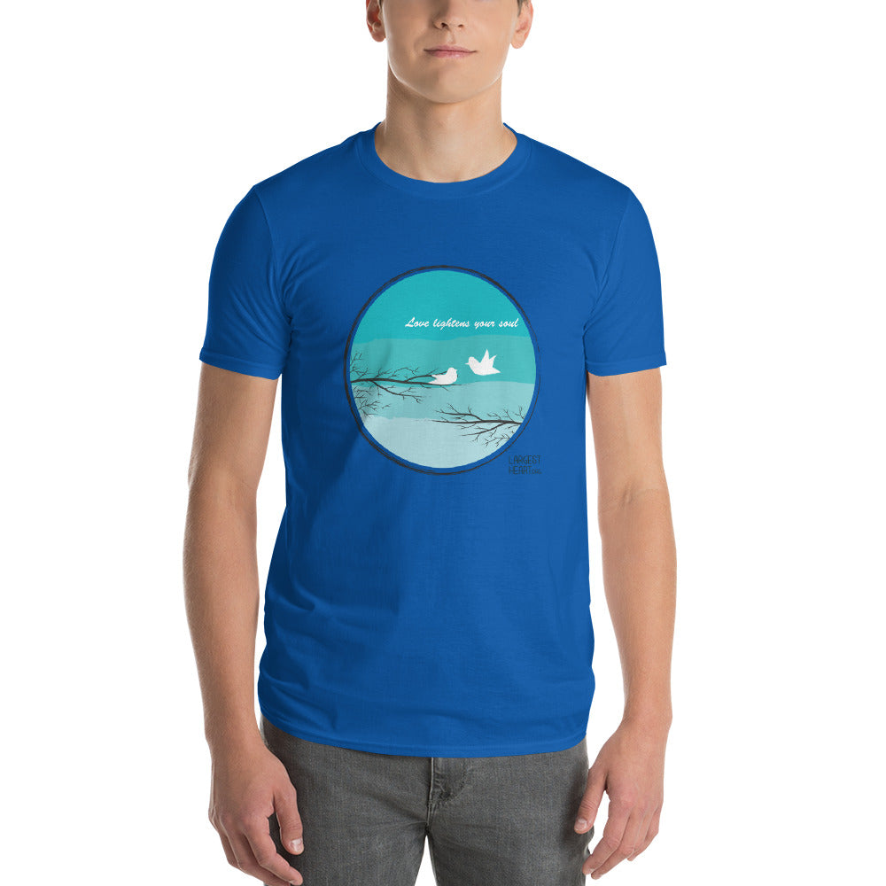 Men's Short Sleeve T-Shirt - Love Lightness the Soul