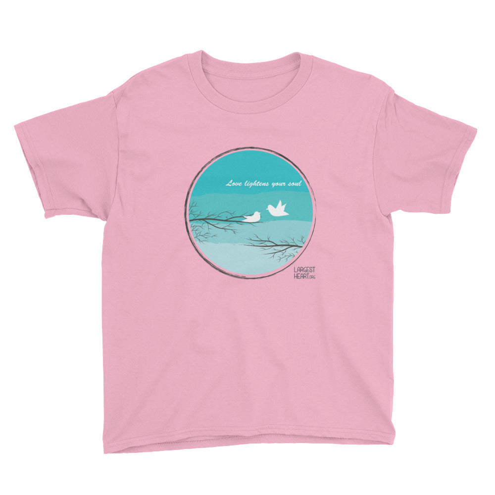 Youth Short Sleeve T-Shirt - Love Lightness the Soul