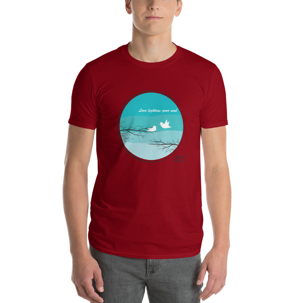 Men's Short Sleeve T-Shirt - Love Lightness the Soul
