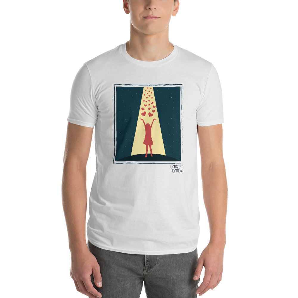 Men's Short Sleeve T-Shirt - Hearts from Heaven