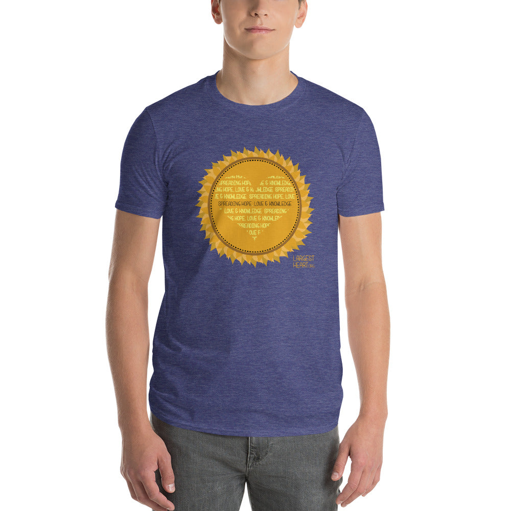 Men's Short Sleeve T-Shirt - Sunflower
