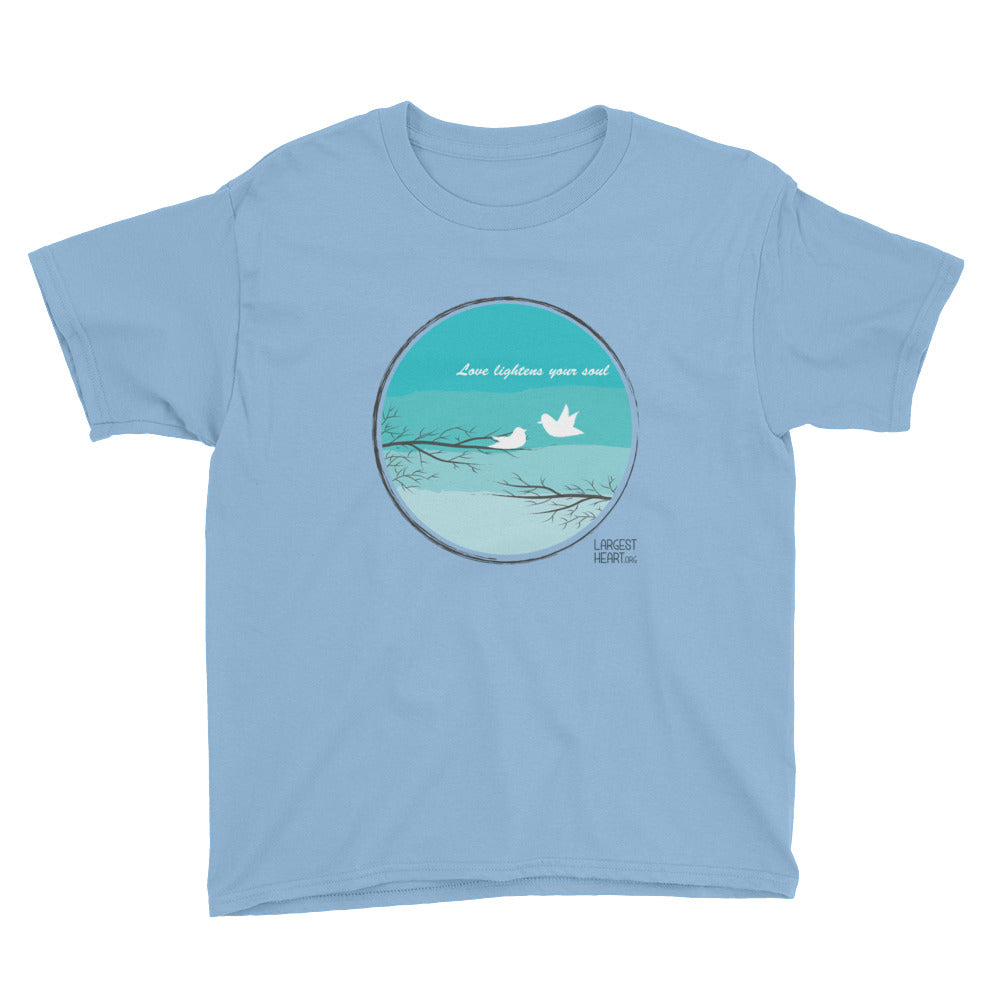 Youth Short Sleeve T-Shirt - Love Lightness the Soul