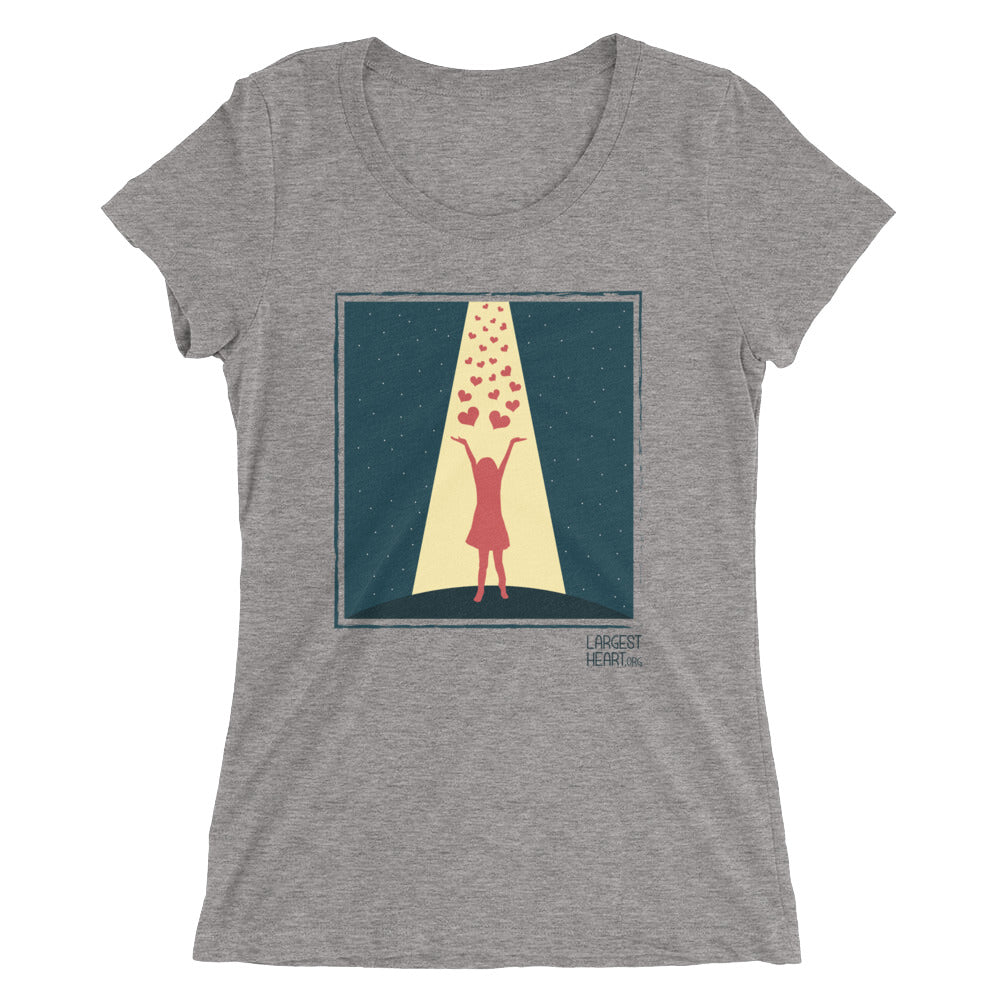 Ladies' short sleeve t-shirt - Hearts from Heaven