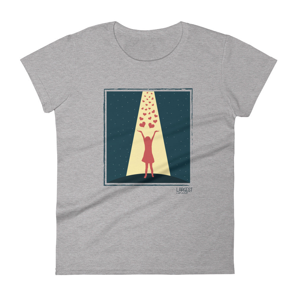 Women's Short Sleeve T-shirt - Hearts from Heaven