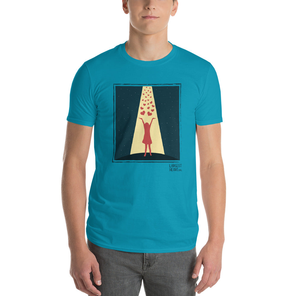 Men's Short Sleeve T-Shirt - Hearts from Heaven