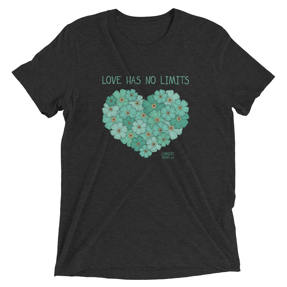 Triblend Short Sleeve T-shirt - Flower