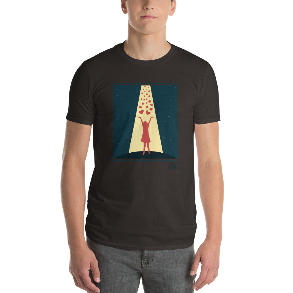 Men's Short Sleeve T-Shirt - Hearts from Heaven