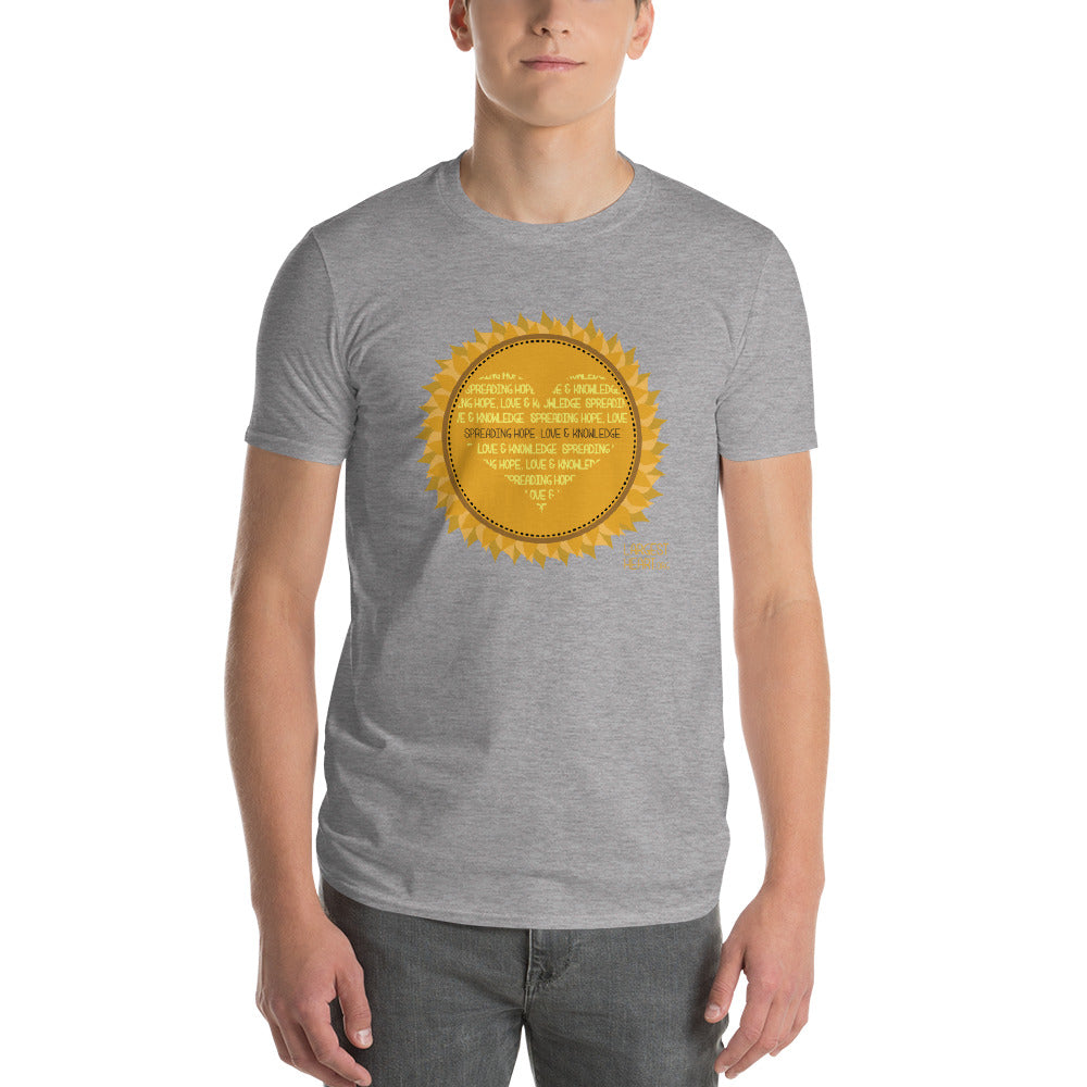 Men's Short Sleeve T-Shirt - Sunflower