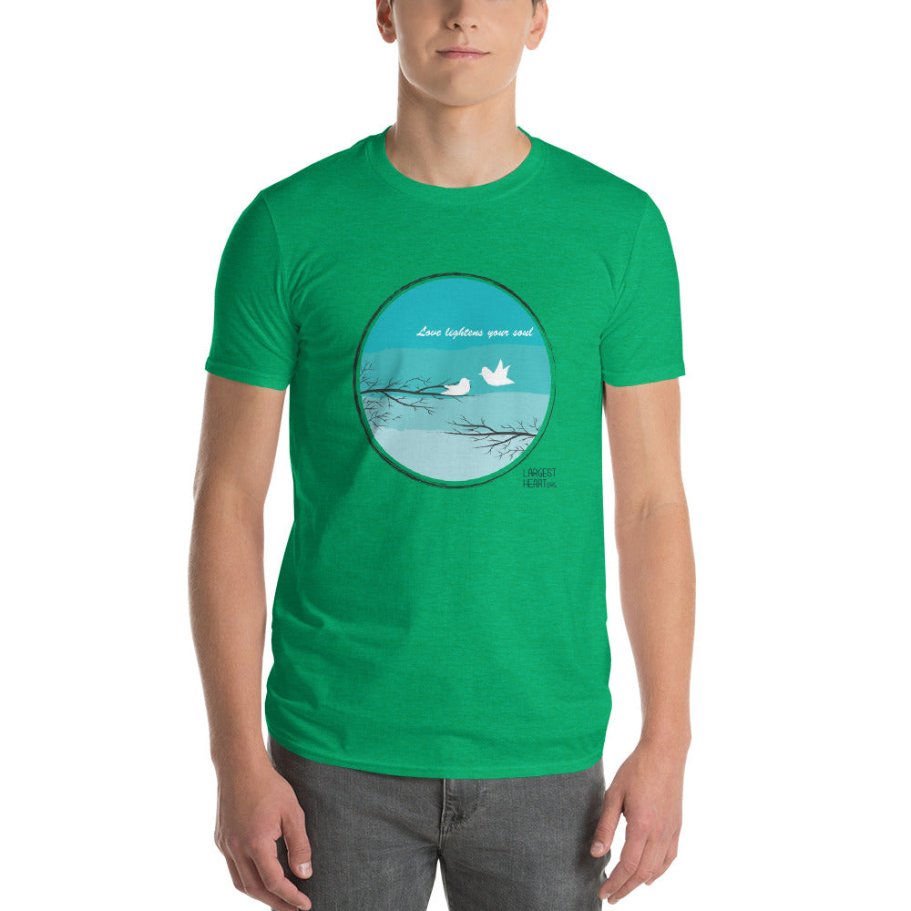 Men's Short Sleeve T-Shirt - Love Lightness the Soul