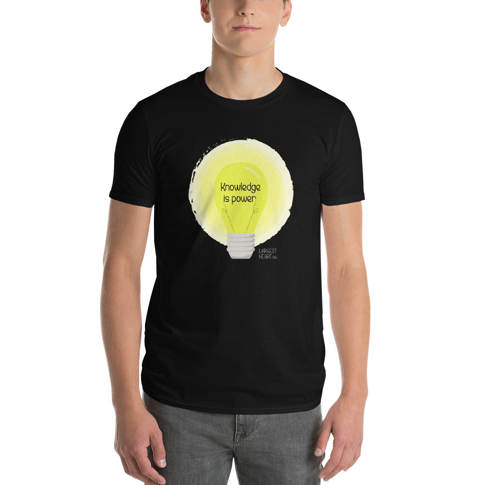Men's Short Sleeve T-Shirt - Knowledge is Power