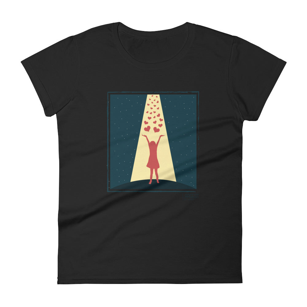 Women's Short Sleeve T-shirt - Hearts from Heaven