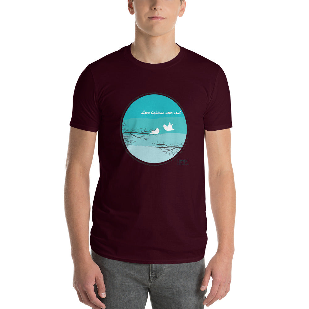 Men's Short Sleeve T-Shirt - Love Lightness the Soul