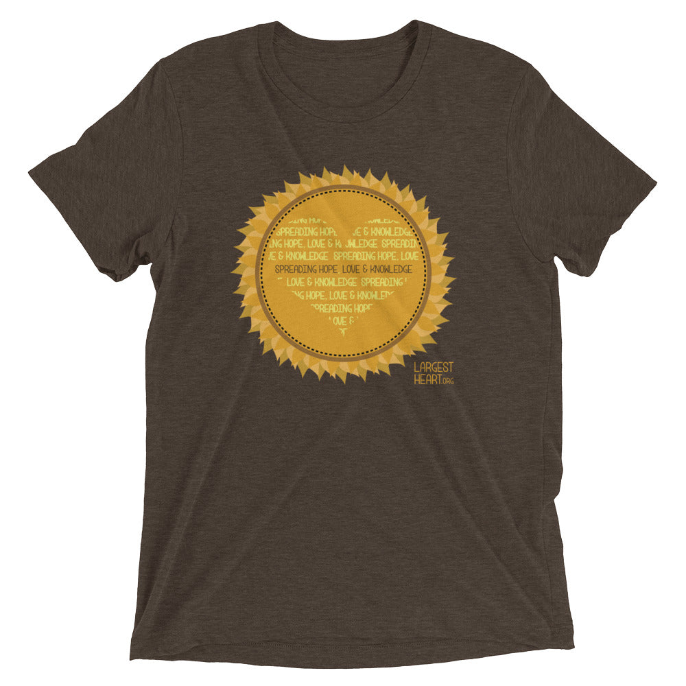 Triblend Short Sleeve T-shirt - Sunflower