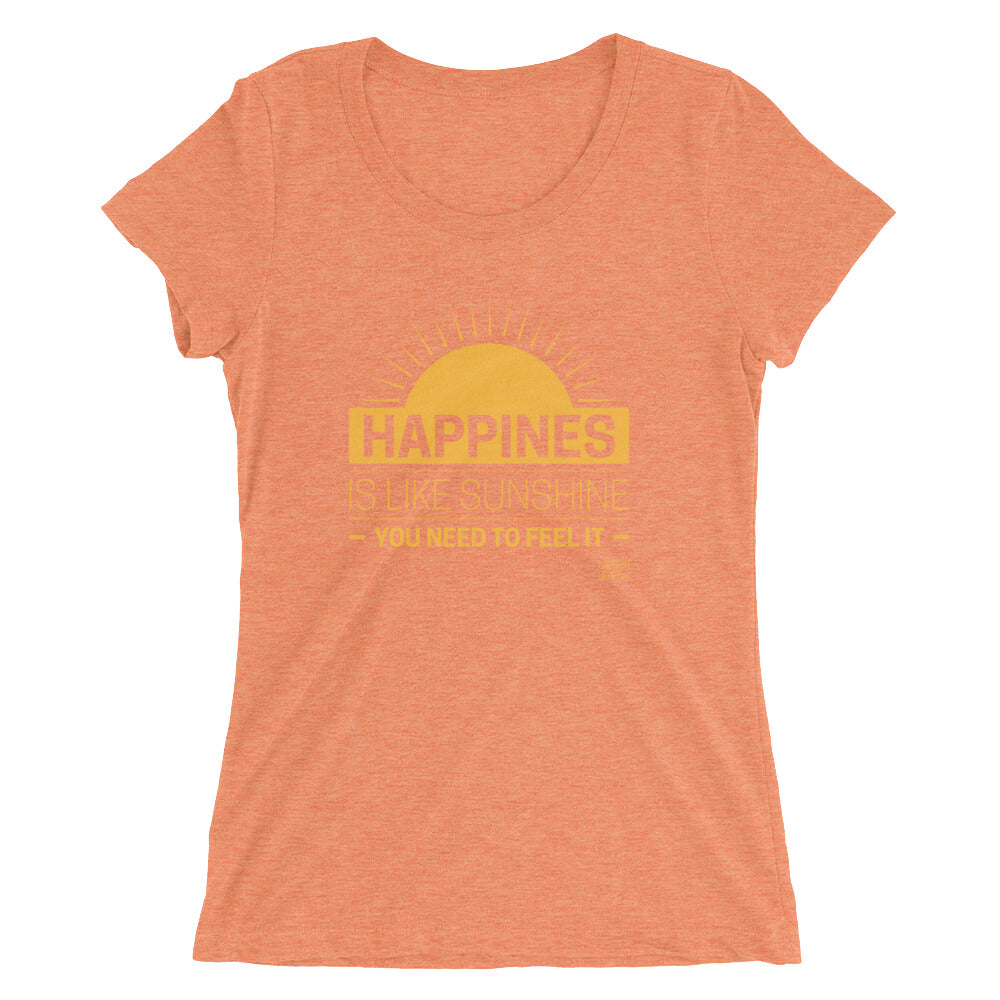 Ladies' short sleeve t-shirt - Happiness