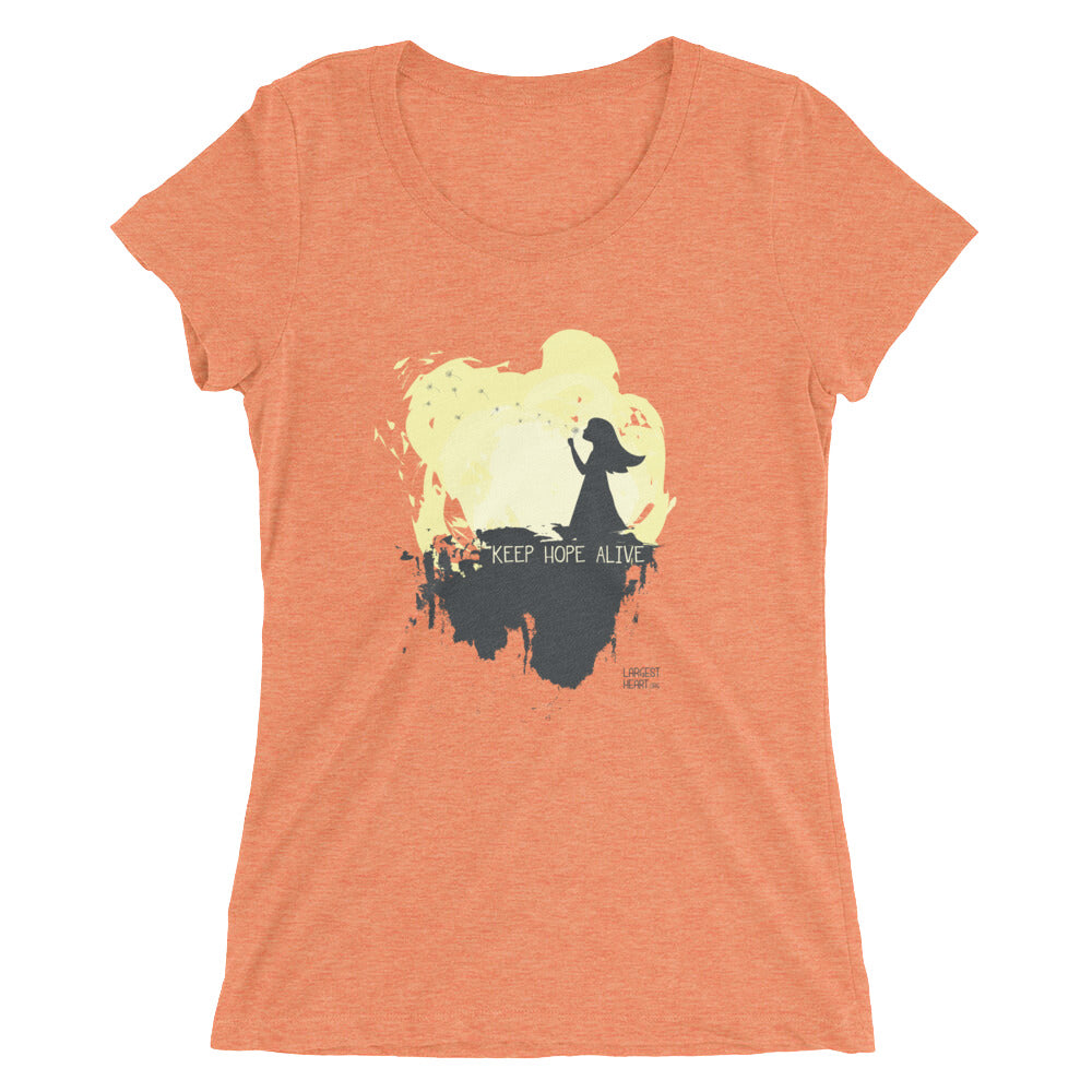 Ladies' short sleeve t-shirt - Keep Hope Alive