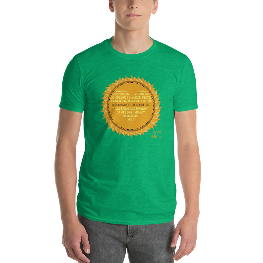 Men's Short Sleeve T-Shirt - Sunflower