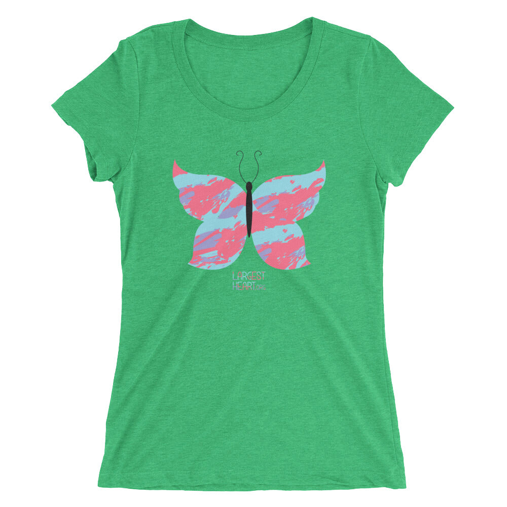 Ladies' short sleeve t-shirt - Butterfly