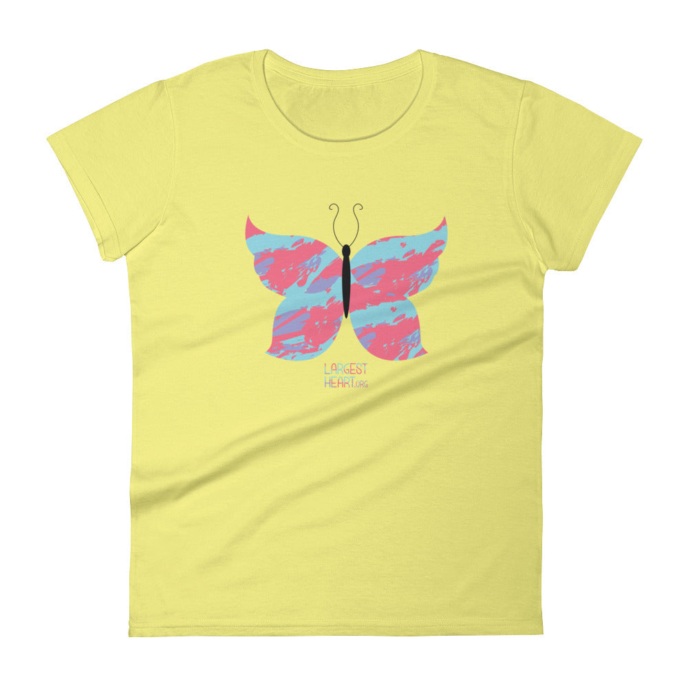 Women's Short Sleeve T-shirt - Butterfly