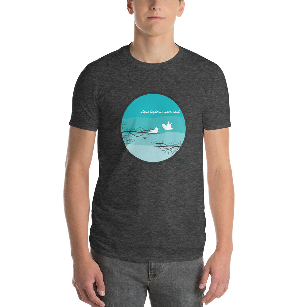 Men's Short Sleeve T-Shirt - Love Lightness the Soul