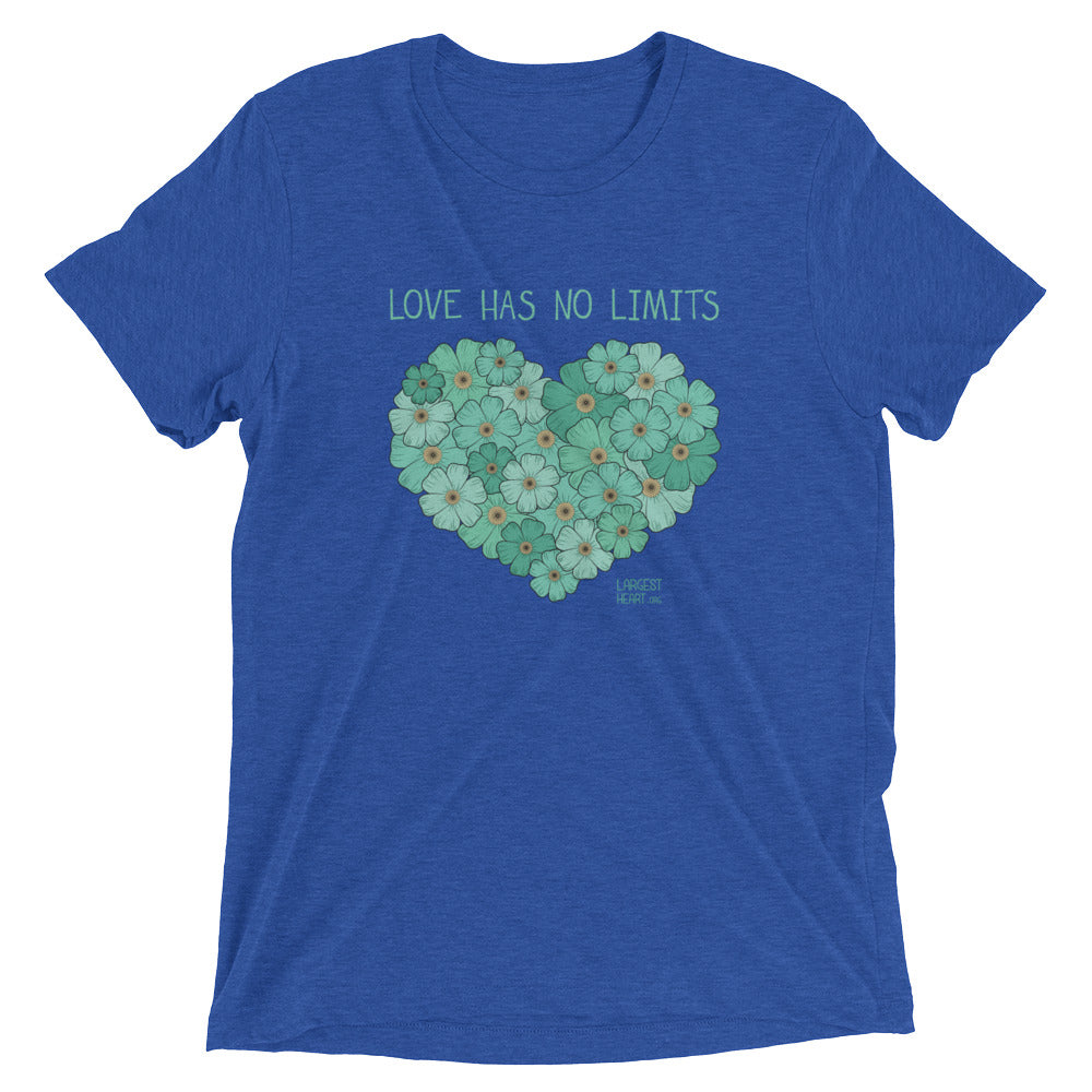 Triblend Short Sleeve T-shirt - Flower