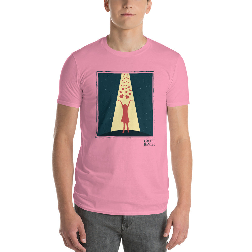 Men's Short Sleeve T-Shirt - Hearts from Heaven