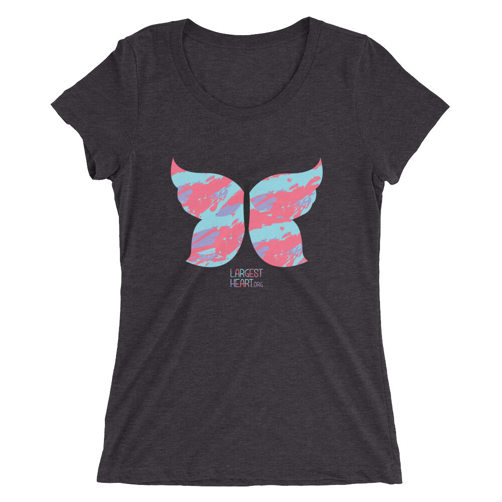 Ladies' short sleeve t-shirt - Butterfly