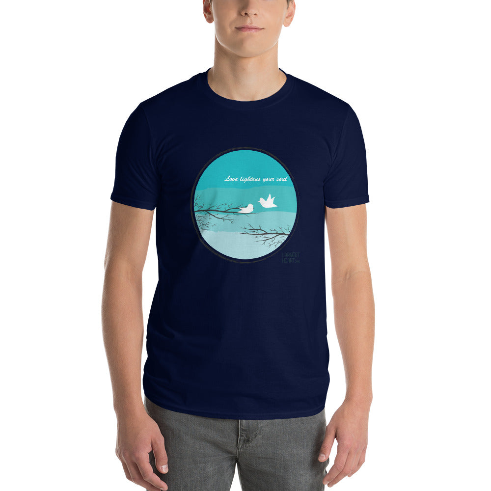 Men's Short Sleeve T-Shirt - Love Lightness the Soul