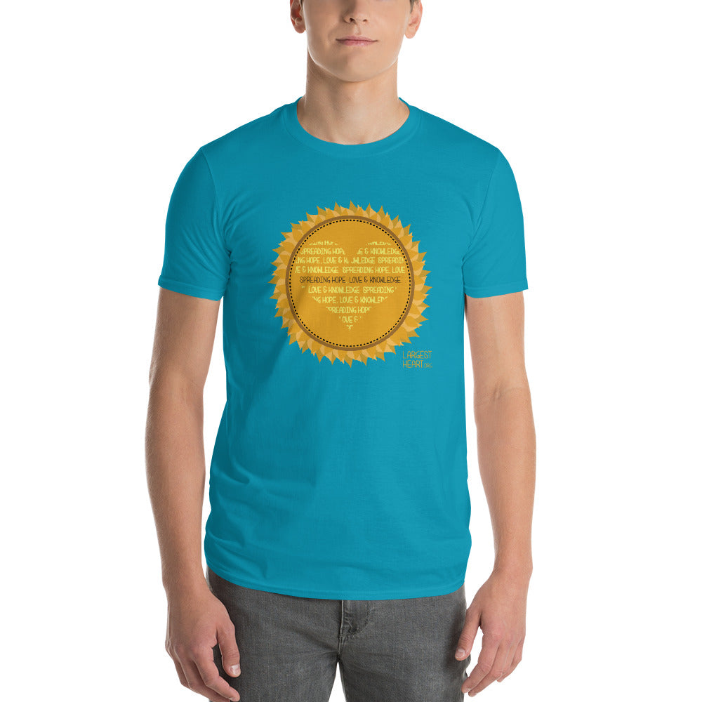 Men's Short Sleeve T-Shirt - Sunflower