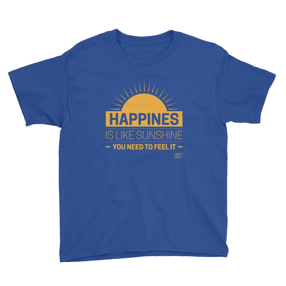 Youth Short Sleeve T-Shirt - Happiness