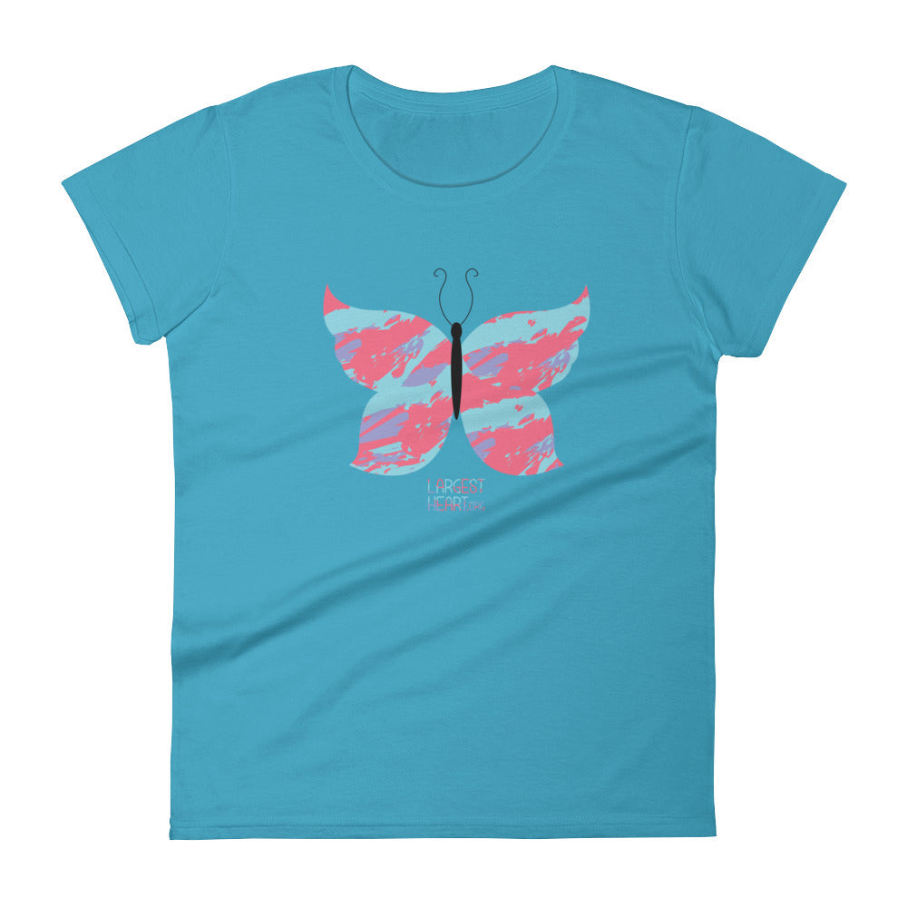 Women's Short Sleeve T-shirt - Butterfly