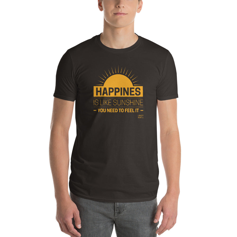 Men's Short Sleeve T-Shirt - Happiness