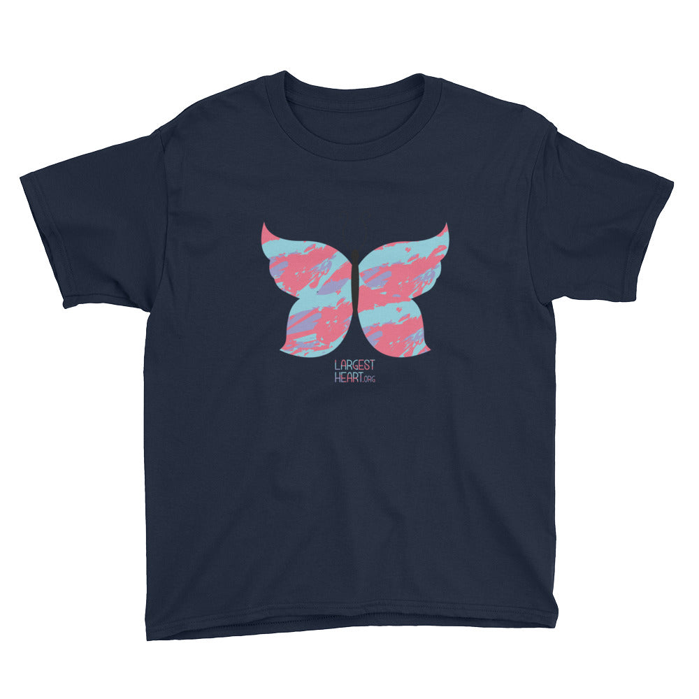 Youth Short Sleeve T-Shirt - Butterfly