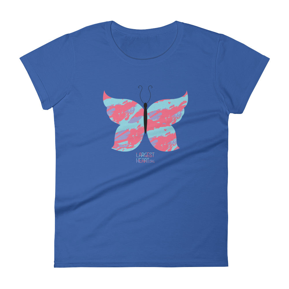 Women's Short Sleeve T-shirt - Butterfly
