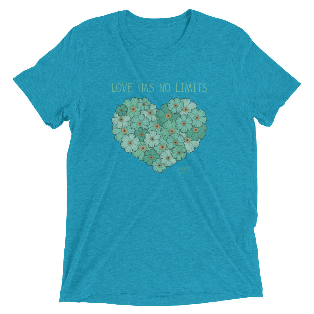 Triblend Short Sleeve T-shirt - Flower