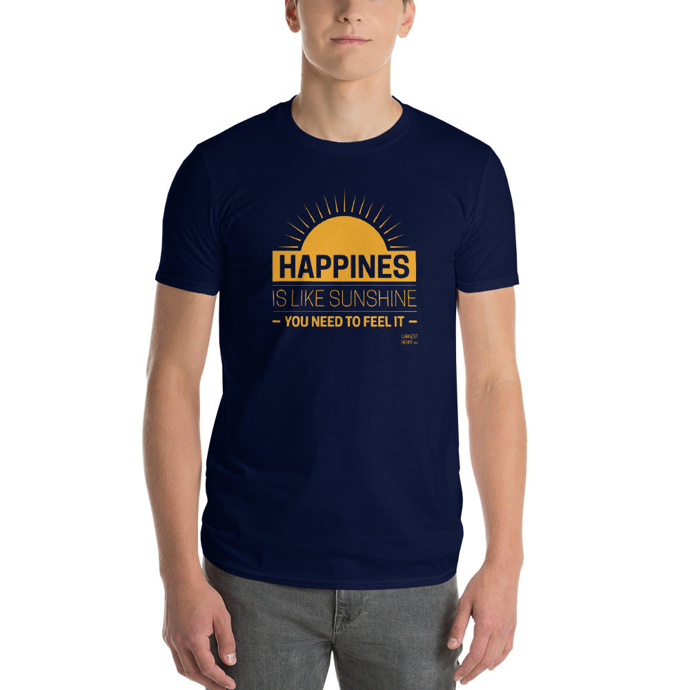 Men's Short Sleeve T-Shirt - Happiness