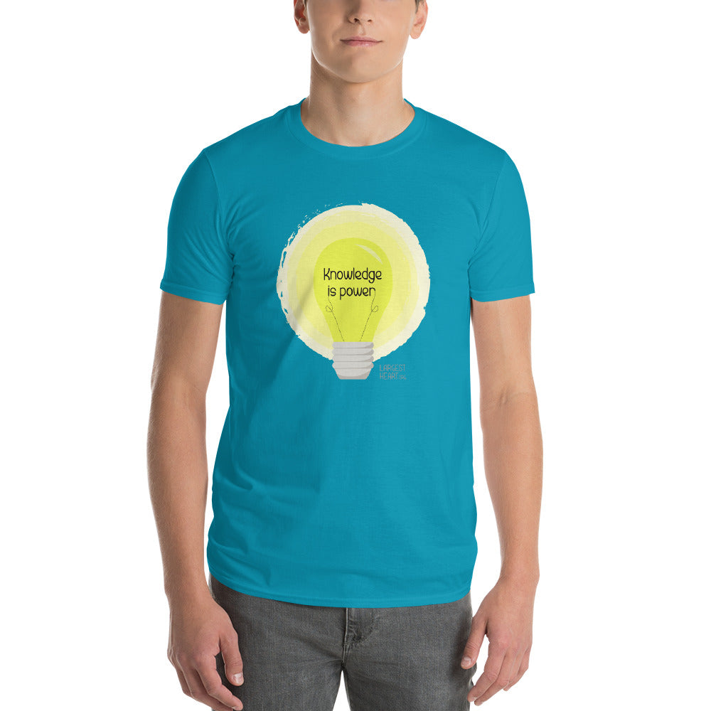 Men's Short Sleeve T-Shirt - Knowledge is Power