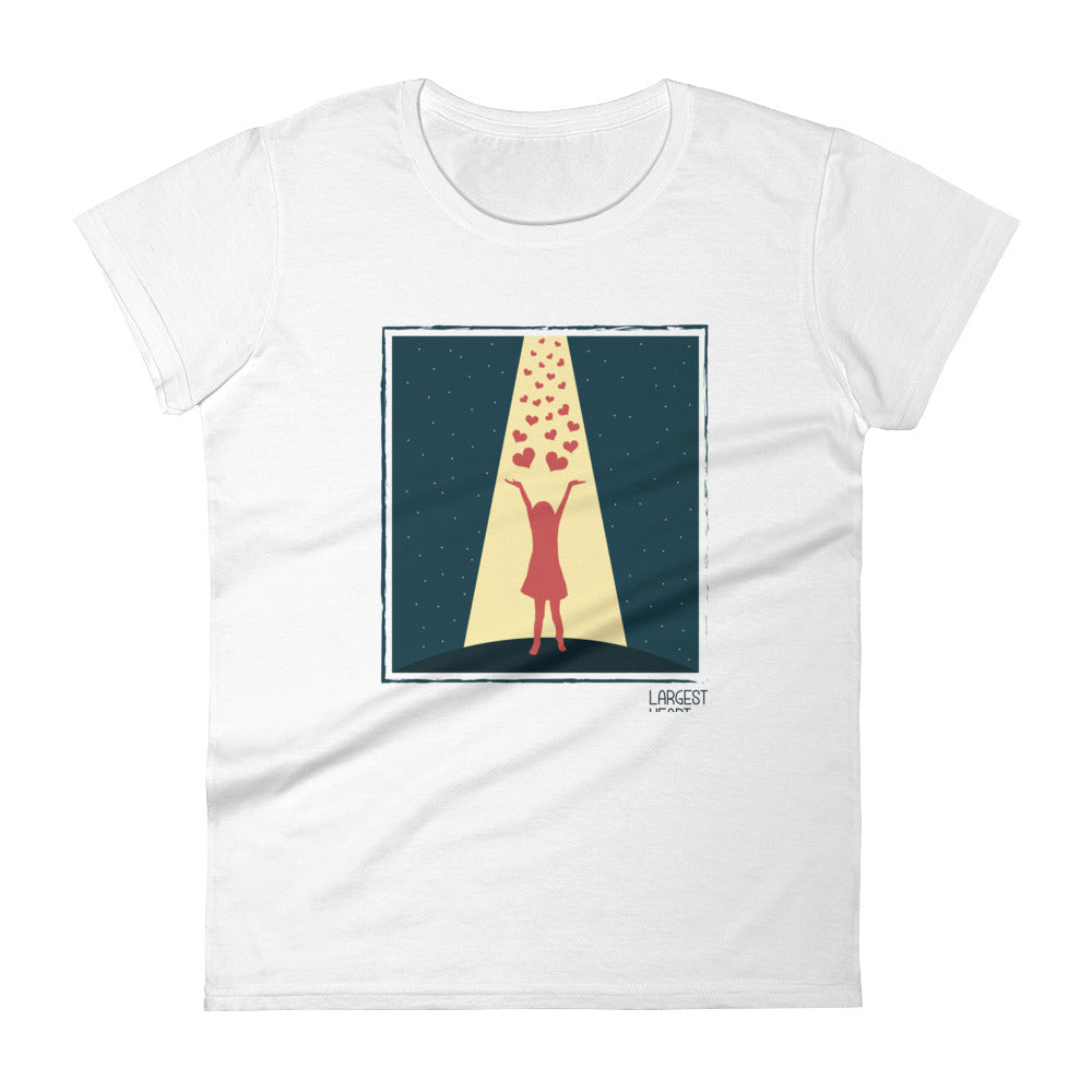 Women's Short Sleeve T-shirt - Hearts from Heaven