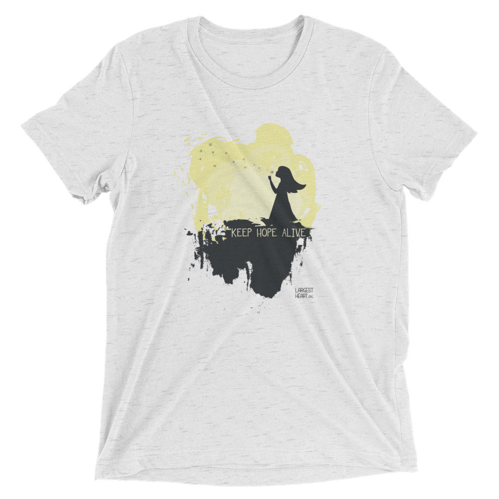 Triblend Short Sleeve T-shirt - Keep Hope Alive