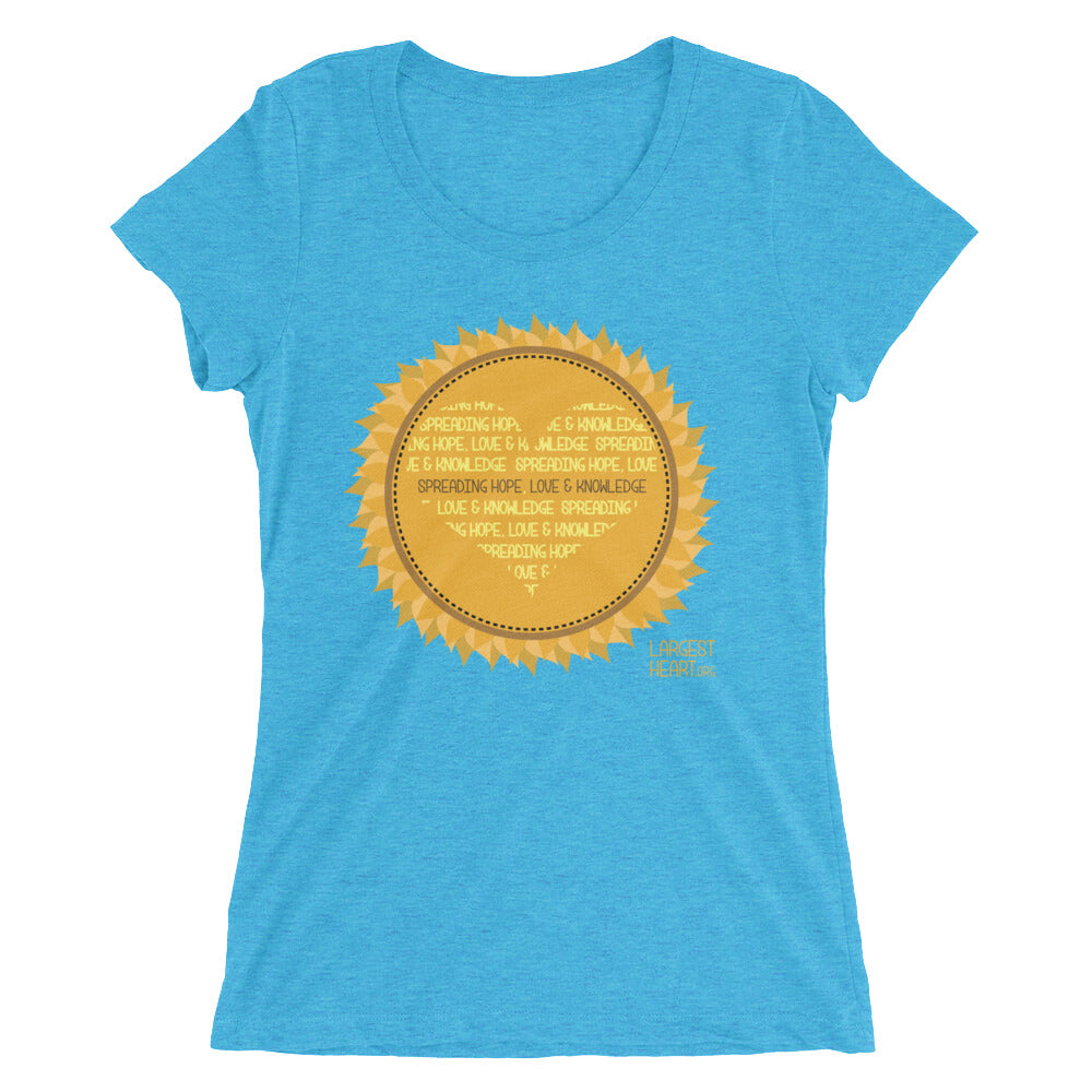 Ladies' short sleeve t-shirt - Sunflower
