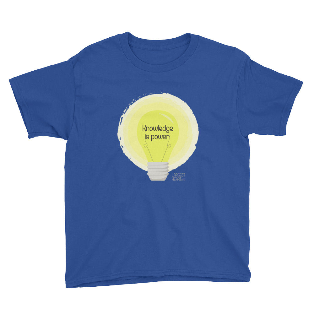 Youth Short Sleeve T-Shirt - Knowledge is Power