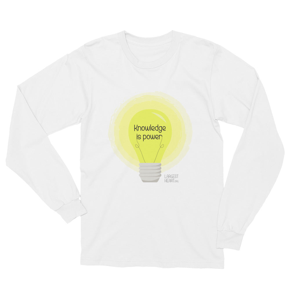 Long Sleeve T-Shirt - Knowledge is Power