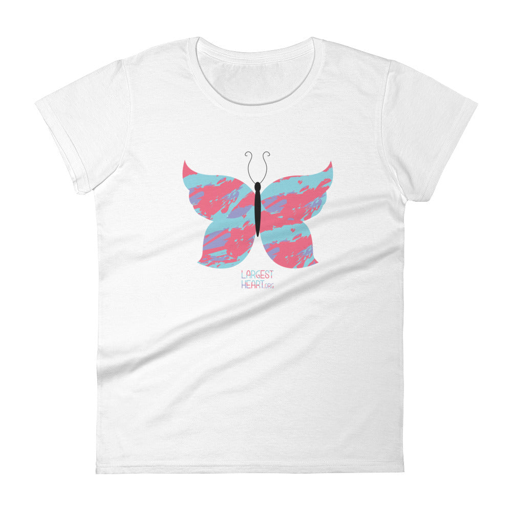 Women's Short Sleeve T-shirt - Butterfly