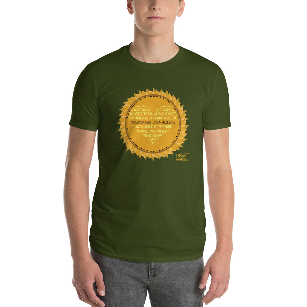 Men's Short Sleeve T-Shirt - Sunflower