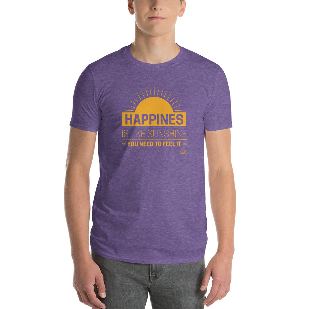 Men's Short Sleeve T-Shirt - Happiness