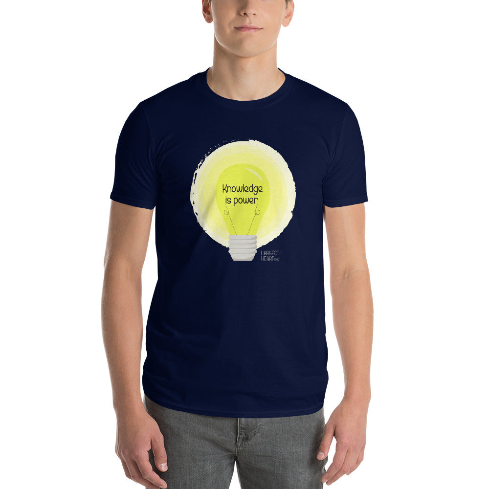 Men's Short Sleeve T-Shirt - Knowledge is Power